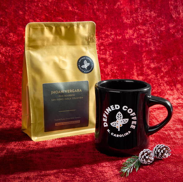 Colombia Jhoan Vergara Pink Bourbon x Defined Diner Mug Gift Set